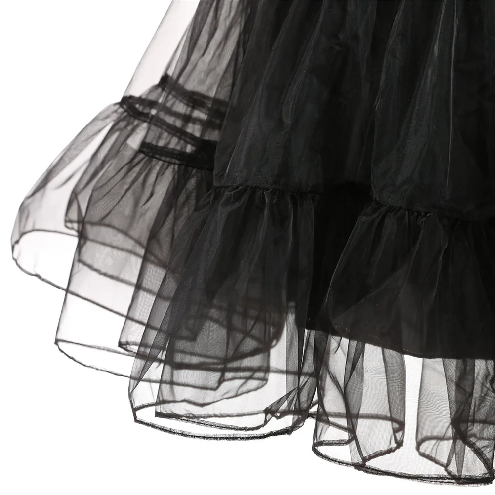 

Skirt Hoopless Tutu Underskirt Slip for Women Short Petticoat
