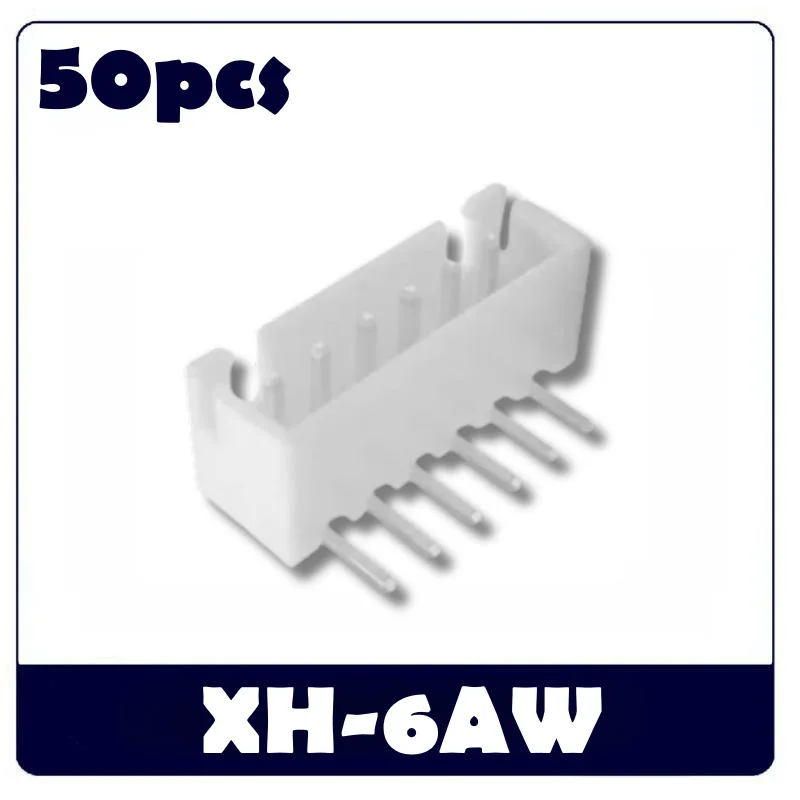50 قطعة 5P/6P/7P دبوس XH2.54mm XH-7A ، XH-7AW ، XH-7Y ، XH-T رأس موصل ذكر التوصيل أنثى المقبس سلك موصل PCB محطة