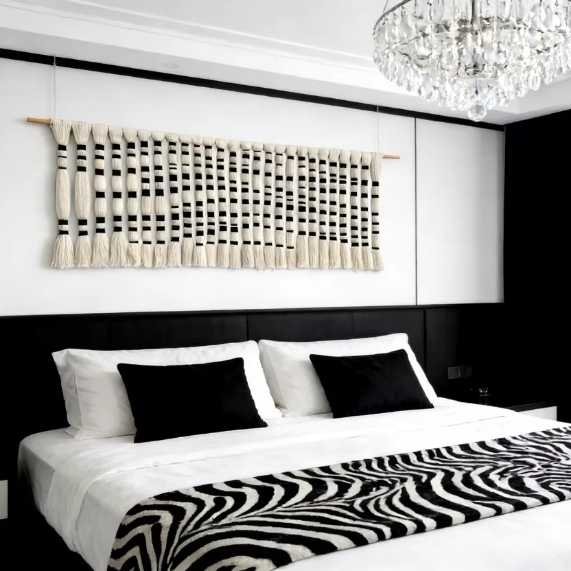 #￥Textured ThreadHorizontal Vintage Wall Art for Macrame Hotel Suite Hallway Sustainable Natural Materials for Luxury Experience