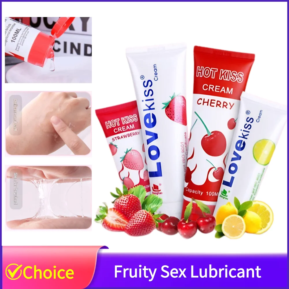 Fruity Sex Lubricant Personal Lubricant Oil Water Based Lube Gay Lesbian Sex Vaginal Anal Oral Sex Gel For Women Men