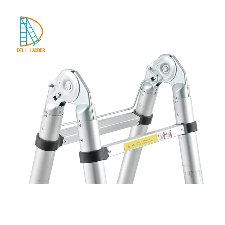 سلم ألومنيوم متعدد الأغراض بطول 5.0 متر مع مفصلات EN131 CE #1