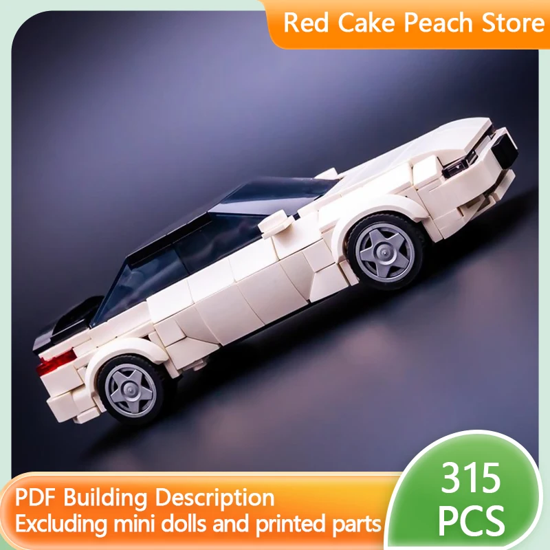 

Модель скоростного гоночного автомобиля MOC, строительные кирпичи, двухдверный GT Coupe, модульная технология, детские праздничные подарки, сборка игрушек, костюм