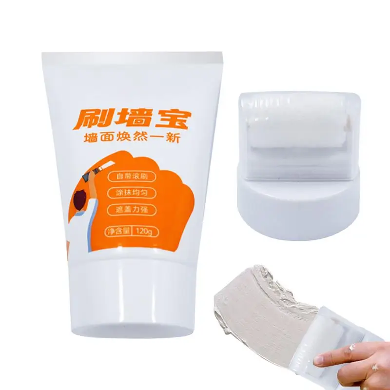 

Wall Paint Roll Brush Portable Damage Wall Repair Tool Wall Cleaning Wall Patching Paste Household Wall Graffiti Repair