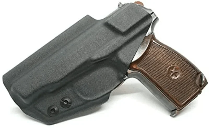 Imagem -02 - Makarov-kydex Coldre Ajustável Iwb Mão Direita Carry Black Fit 9x18 mm