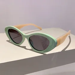 Luxury Brand Designer Vintage Cat Eye Sunglasses Women For Men 2024 Sun Glasses Trendy Punk Popular Jelly Sexy Ladies Eyeglasses