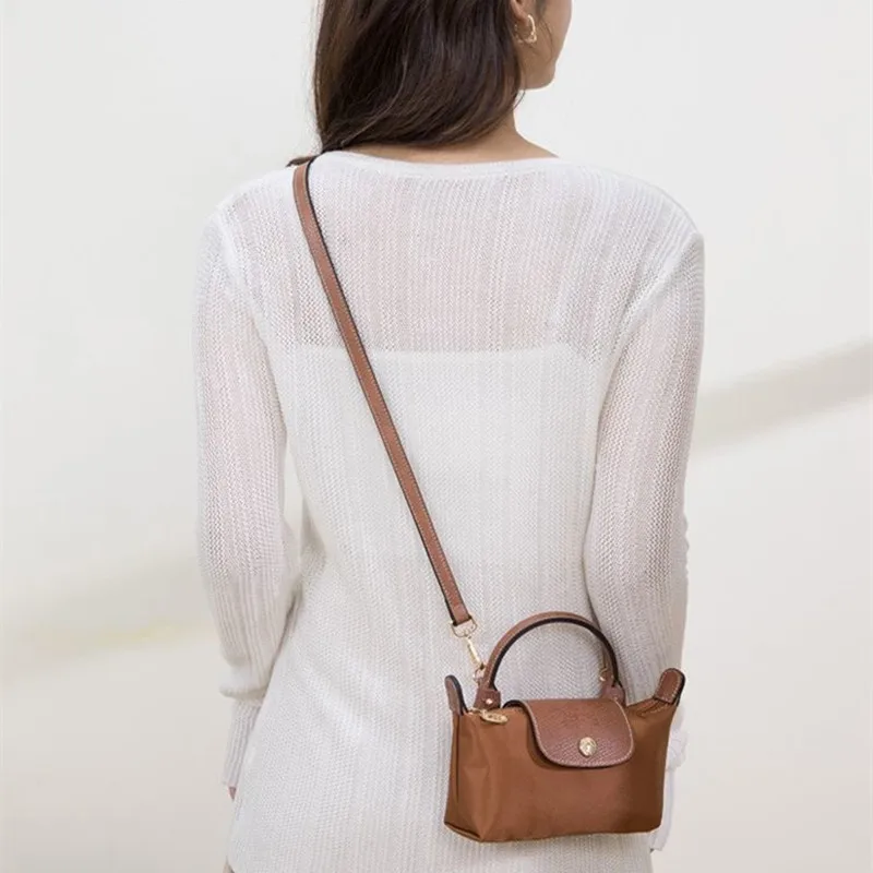 Long Adjustable Bag Strap And Punch-Free Buckle Set For Longchamp Mini Handbag Upgrade Modification Shoulder Bag Accessories