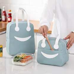 Fiambrera térmica portátil para acampar, bolsa de almuerzo para el trabajo femenino, contenedor aislado para alimentos, Mini nevera, bolsas enfriadoras, bolsos de almacenamiento para Picnic