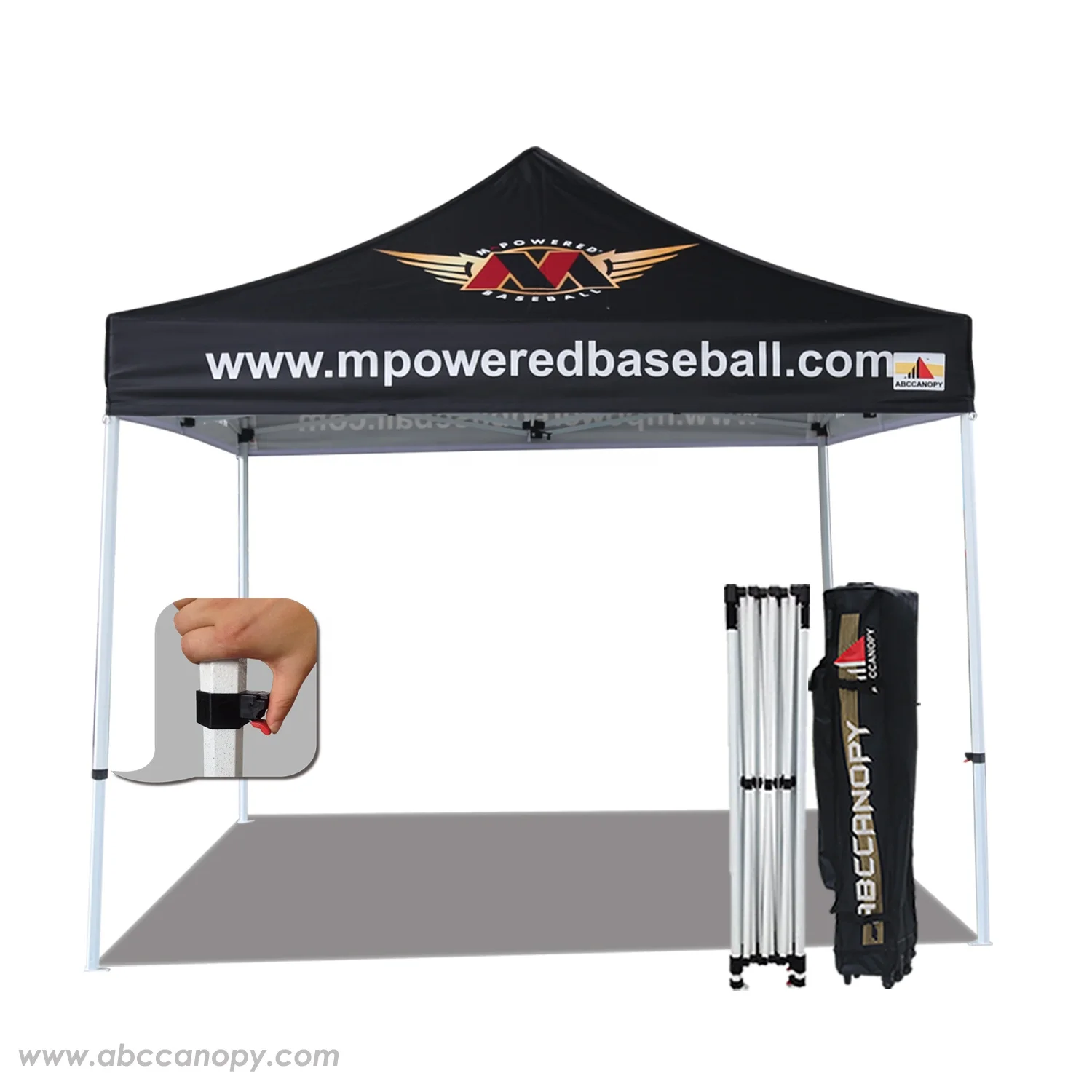 Custom 10x10 Ft. 3x3 M Wholesale Custom Print Gazebo 10x10 Beach Canopy Black