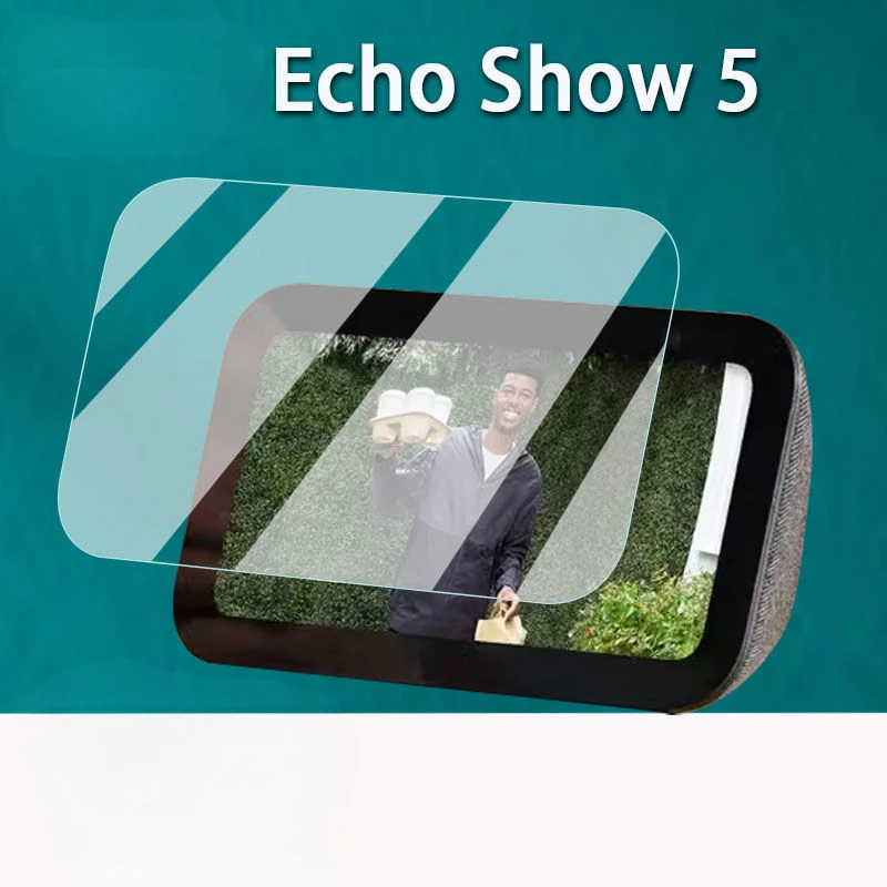 

Закаленное стекло 9H для Amazon Echo Show 5 2023, Защита экрана для Amazon Echo Show 5, Передняя защитная стеклянная пленка