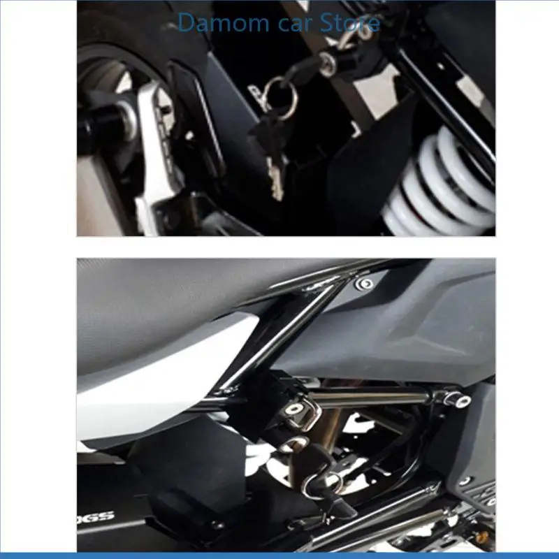 Universal Electric Scooter Motorcycle Helmet Lock Motorbike Helmet Lock Hanging Hook Helmet Lock Hook With 2 for
