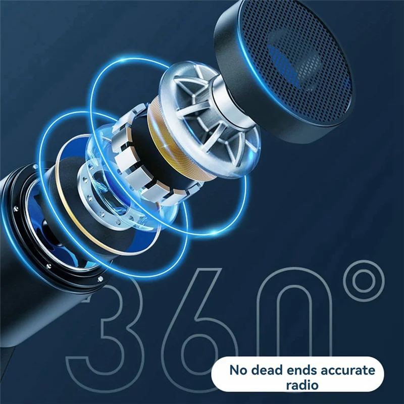 Микрофон для прямой трансляции мобильного телефона ELEC-3-в-1, беспроводной микрофон с зажимом, подходит для записи и короткого видео