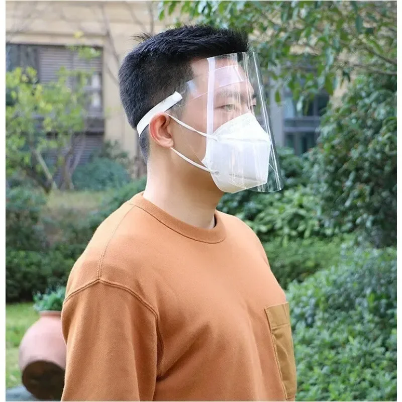 Dental Transparent Protective Face Mask Anti-splash Blocking Saliva Dust Tools Full Face Windproof Safety Antifog Dustproof Mask