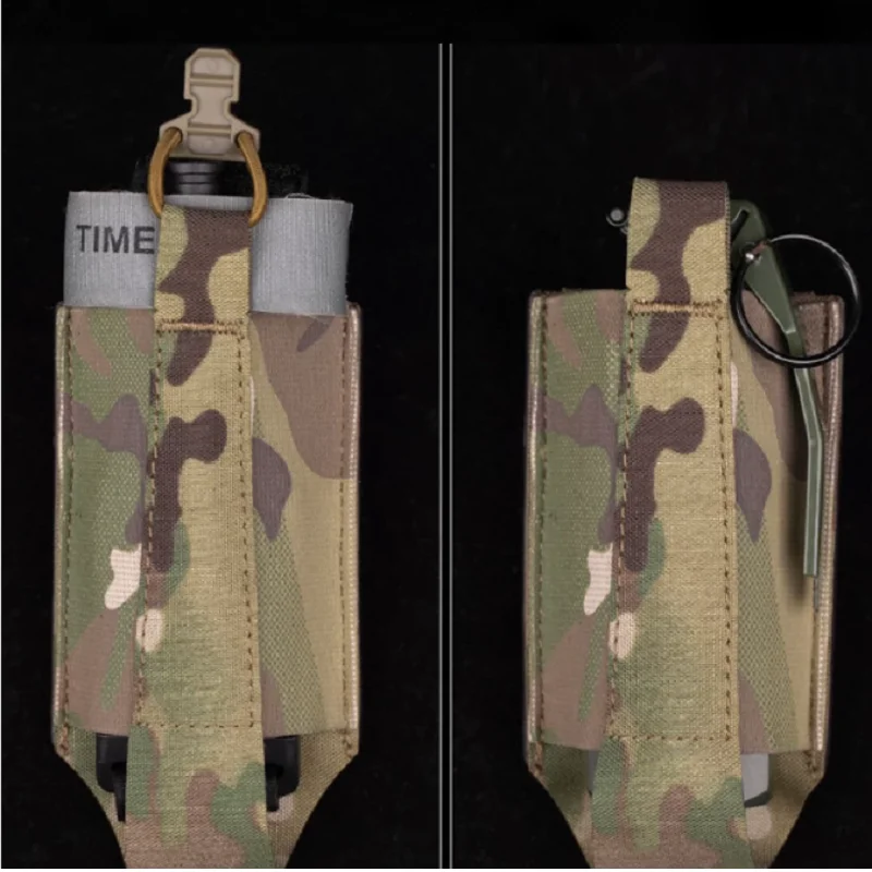 Outdoor Tactical Waistband Vest MOLLE With 5.56&7.62 Elastic Single Pack Outdoor Multi-Purpose Tool Kit