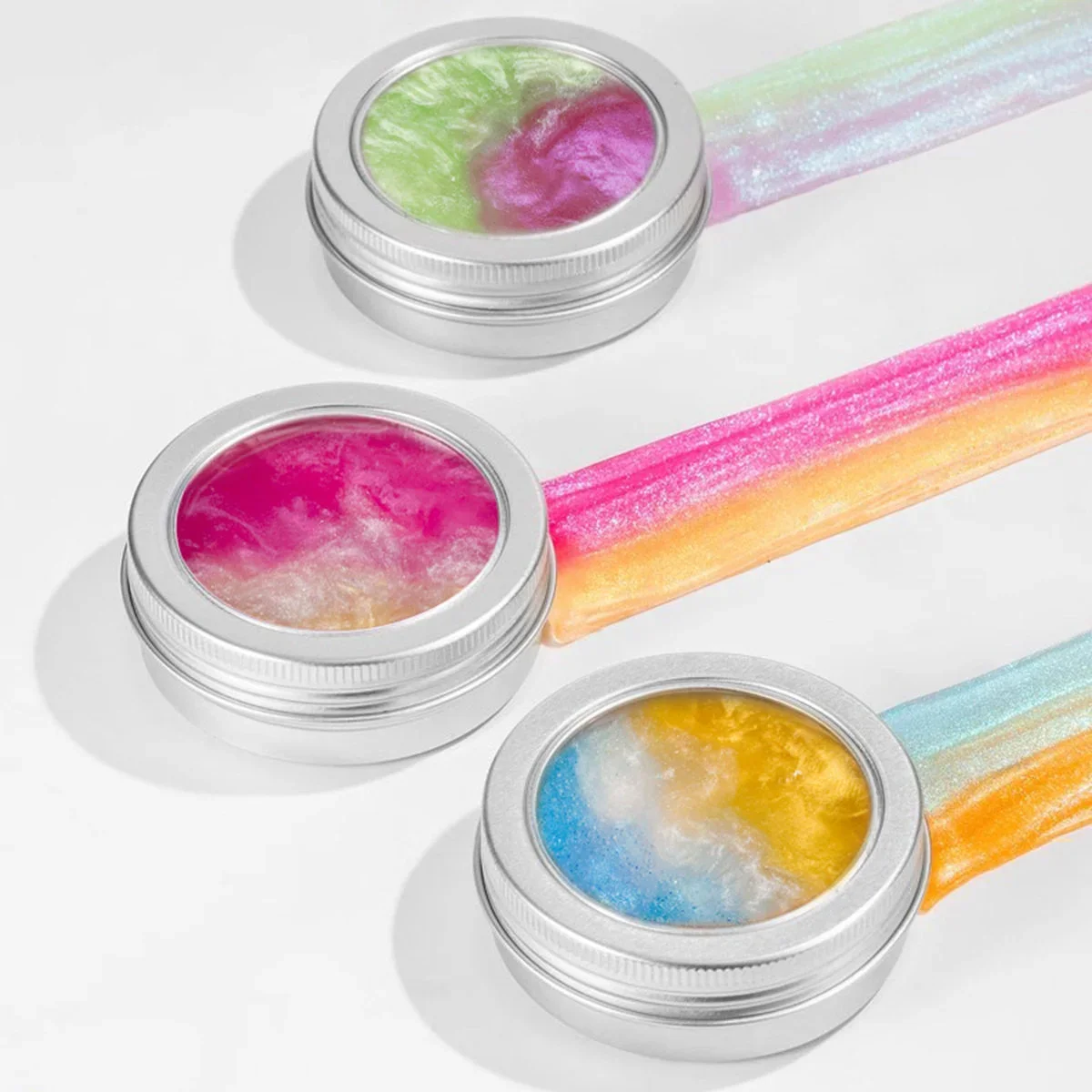 Colorful Resin Magnetic Bouncing Mud High Stretch Ferrofluid DIY Slime Playdough Toy for Kids Birthday Christmas Gifts