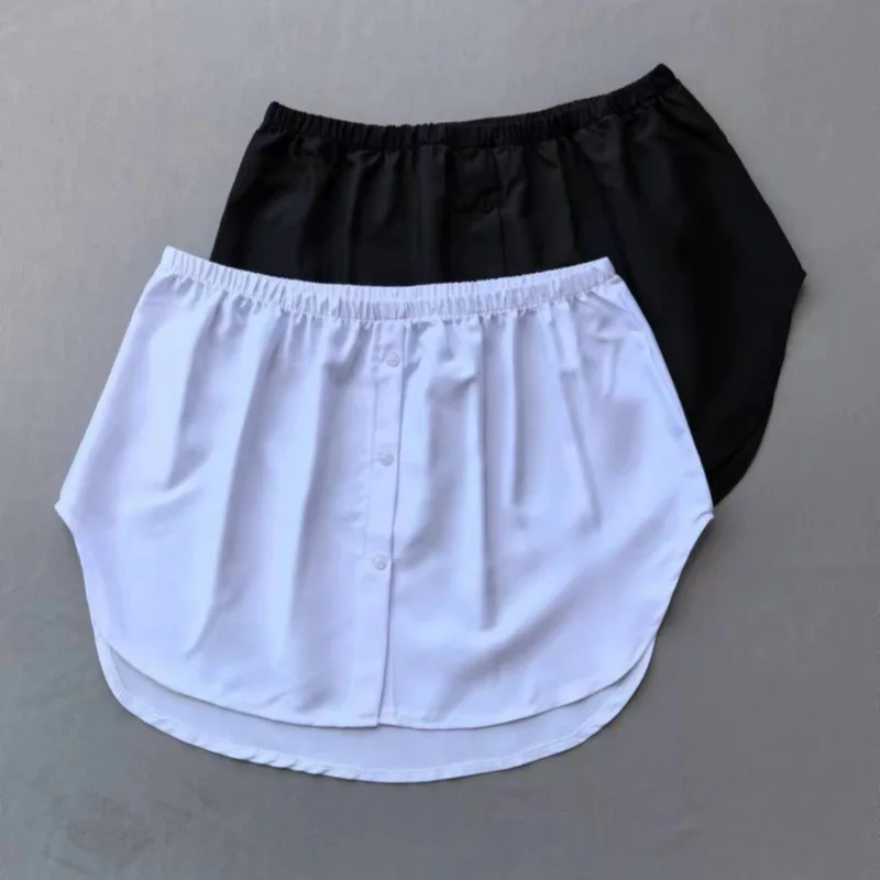 Women's Base Layer  Skirt Spring Autumn Winter Elastic Hemline Butt Covering Fake Shirt Bottoming Skirt Versatile Inner Wear