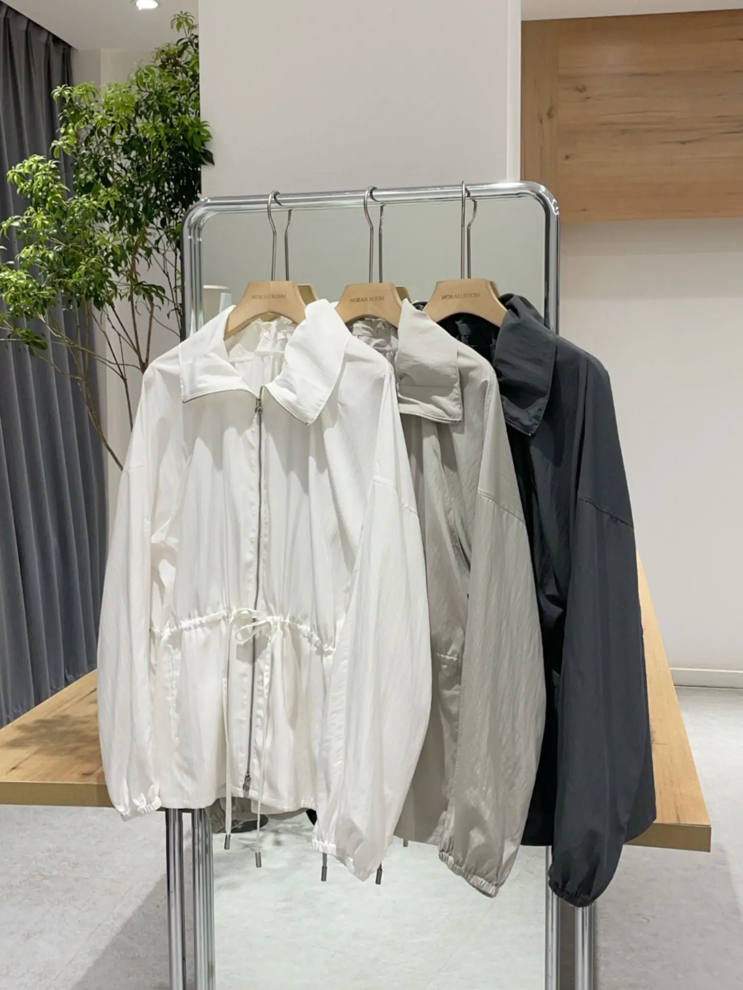 

Norxiao True Summer 2025 New Arrival Lightweight Sun Protection Outerwear Dstring Ladies Commute Sle Nylon
