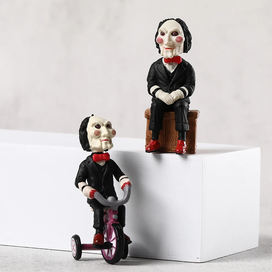 Horror Movie Saw Billy Mini Figure Thriller Dolls PVC Model Toy