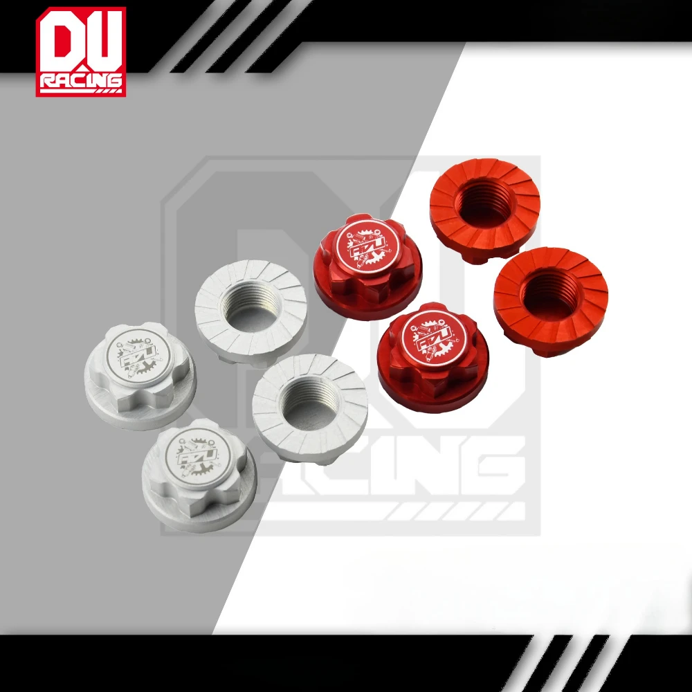 

ADU RACING 17 мм противоскользящая и противоослабляющая гайка, пылезащитная ступица колеса, гайка для ARRMA Electric Short Card, резьба 1,0, резьба 1,25