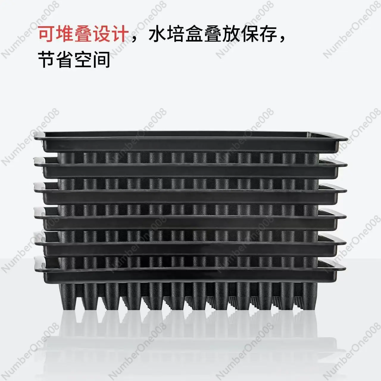 Plant Hydroponic Box Laboratory Cultivation Box Black Light Proof 6 Well 96 Well Wheat Rice Growing Tray Gardening