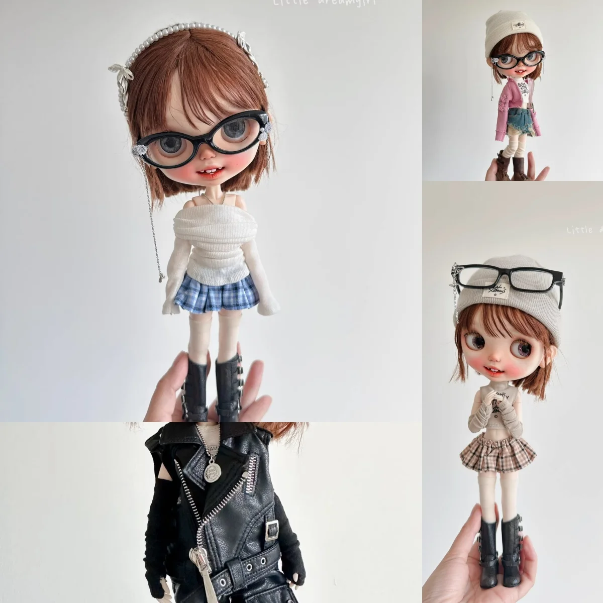 

【30days Made】No Figure Female Doll's Clothing Accessories Casual Wear Miniskirt Ripped Denim Shorts Fit Girl Action Figure Toys