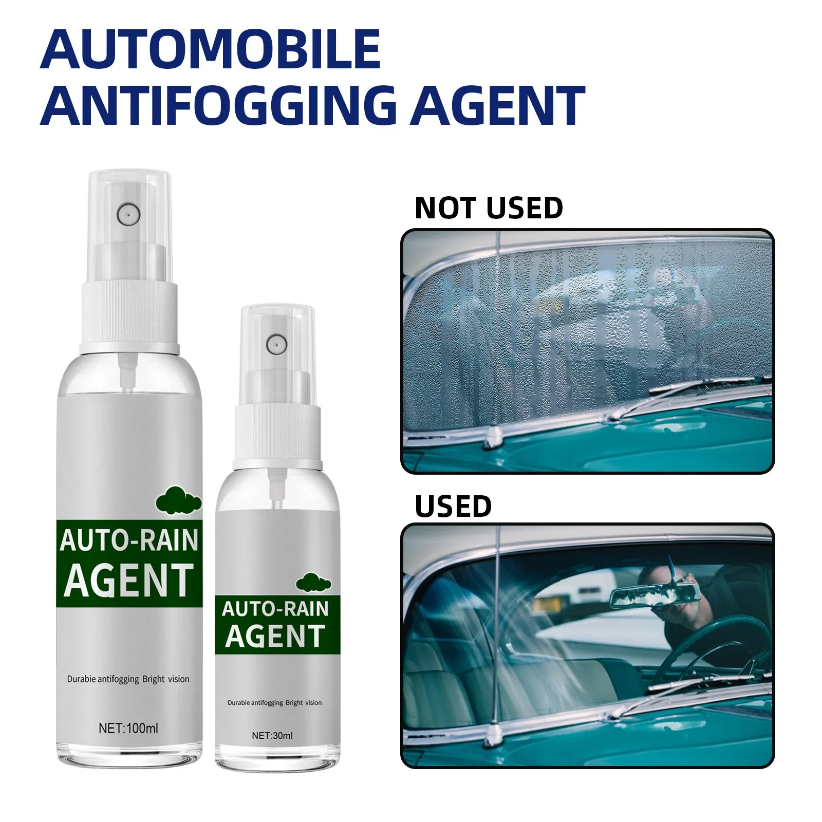 Car Glass Anti Fog Rainproof Agent Dropshipping Auto Anti-Rain Agent Waterproof Rainproof Anti-fog Spray Car Windshield Window