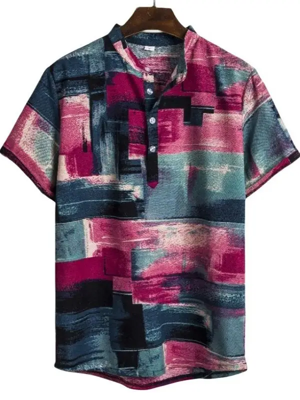 

Свободный ort Sve Мужской топ с 3D принтом irt Удобный дышащий повседневный модная летняя одежда Европейский простой Sle