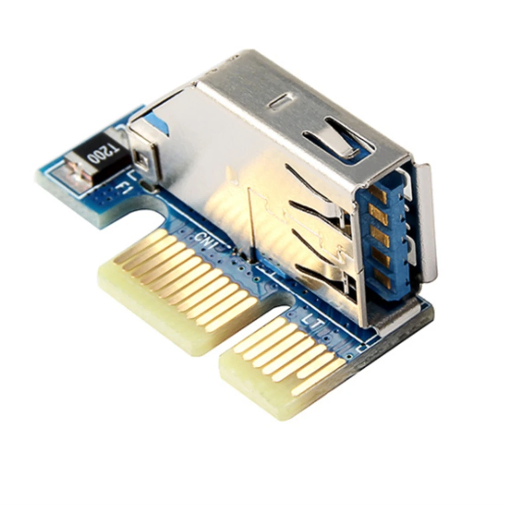 PCIE PCI-E PCI X1 para PCI Riser Cartão Bus Conversor Adaptador de Alta Eficiência Cabo USB 3.0 para PC Desktop