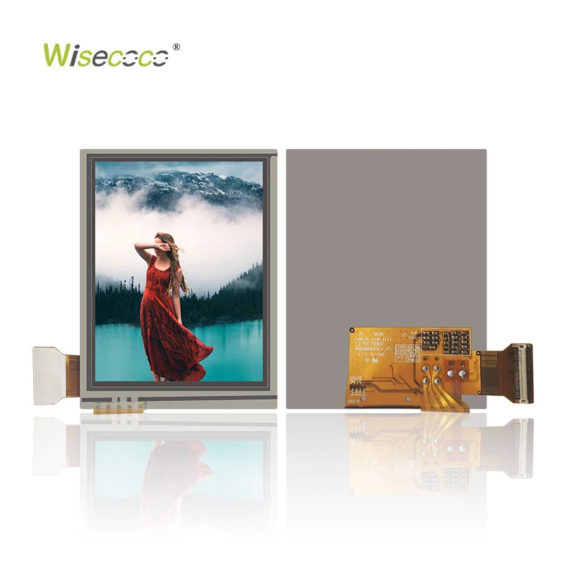Wisecoco 640x480 TFT LCD Vga Display RGB Interface 3.5 Inch Ips Panel 4 Wire Resistive Touch Screen