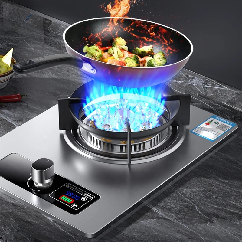 Hot Selling Factory Price Build In Household Smart Portable High Power Brass Burner Gas Hob Cheap Gas Cooker Gas Stove