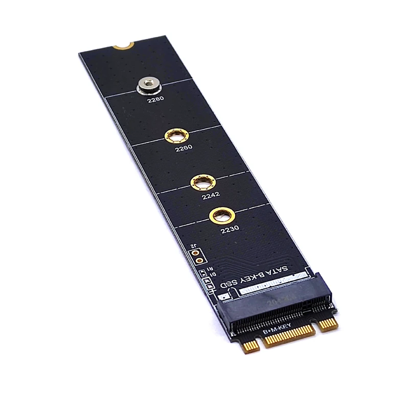 Placa adaptadora SSD M.2 SATA/NVME PCI-E, tarjeta de expansión, clave B/M, tarjeta de extensión de interfaz, tarjeta de protección de prueba de dedo dorado