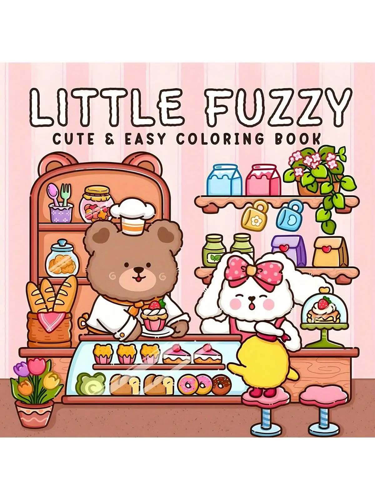 Pequeños libros para colorear Puzzy, escenas acogedoras, fácil colorear, para padres en casa: bricolaje infantil, relajarse, desplegar, aumentar la creatividad