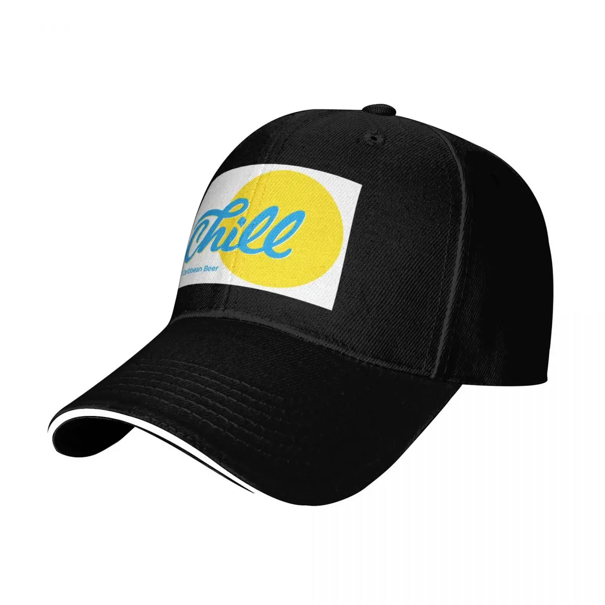 Chill Logo (Check Version 2) Baseball Cap Summer Beach Travel Streetwear Hip Hop Trendy Vintage Retro Embroidered