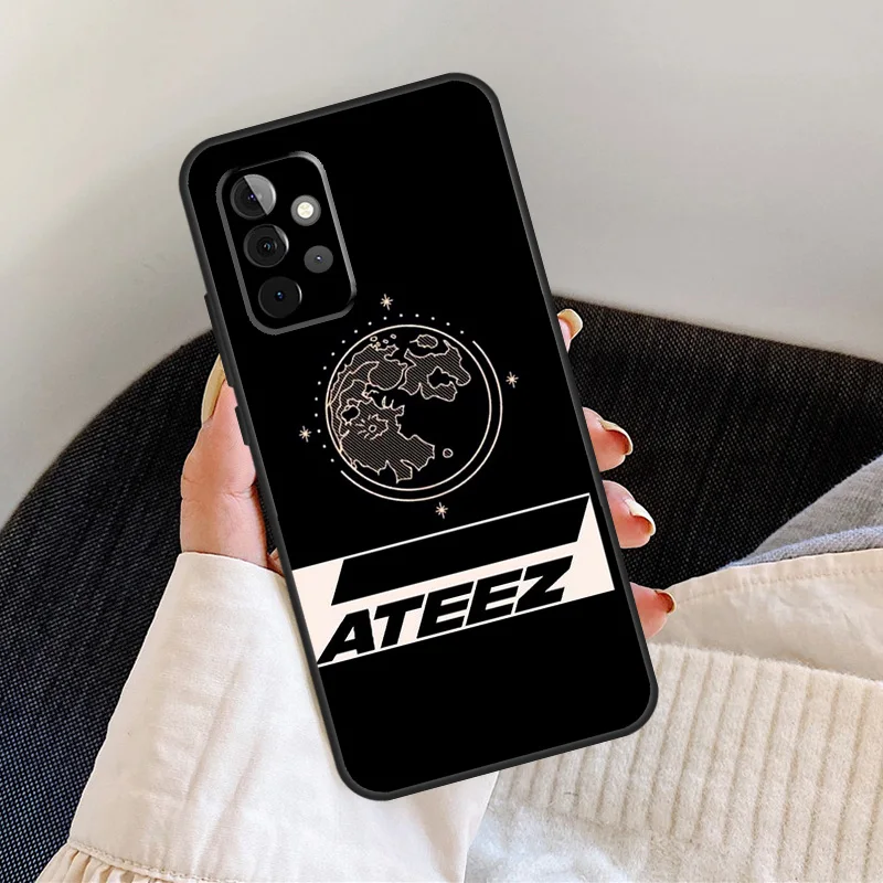 KPOP ATEEZ Logo Soft Silicone Cover For Samsung A72 A52 A42 A32 A22 A12 A52S A21S A51 A71 A40 A50 A70 Case