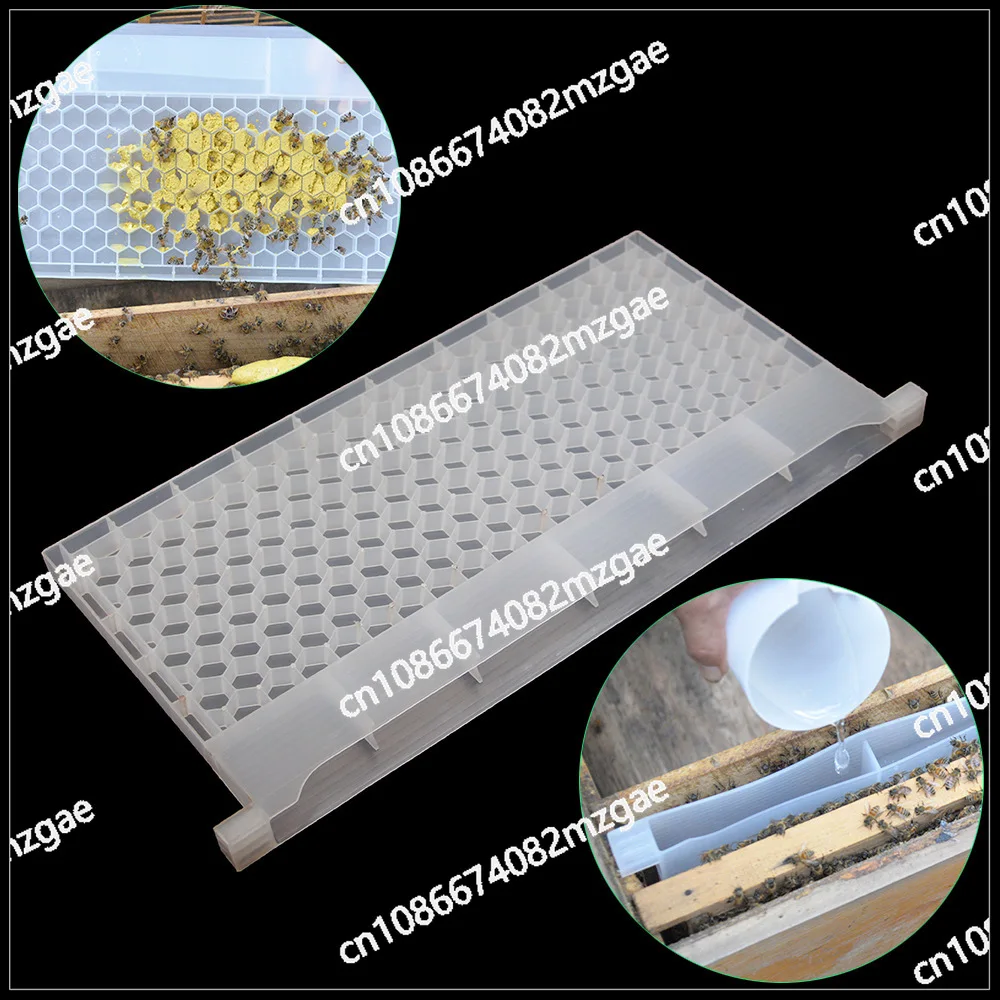 

Multi-Function Honey Bee Frame Feeder Plastic Porous Pollen Bee Hive Put Deep Beehive Beekeeping Equipment Supplies