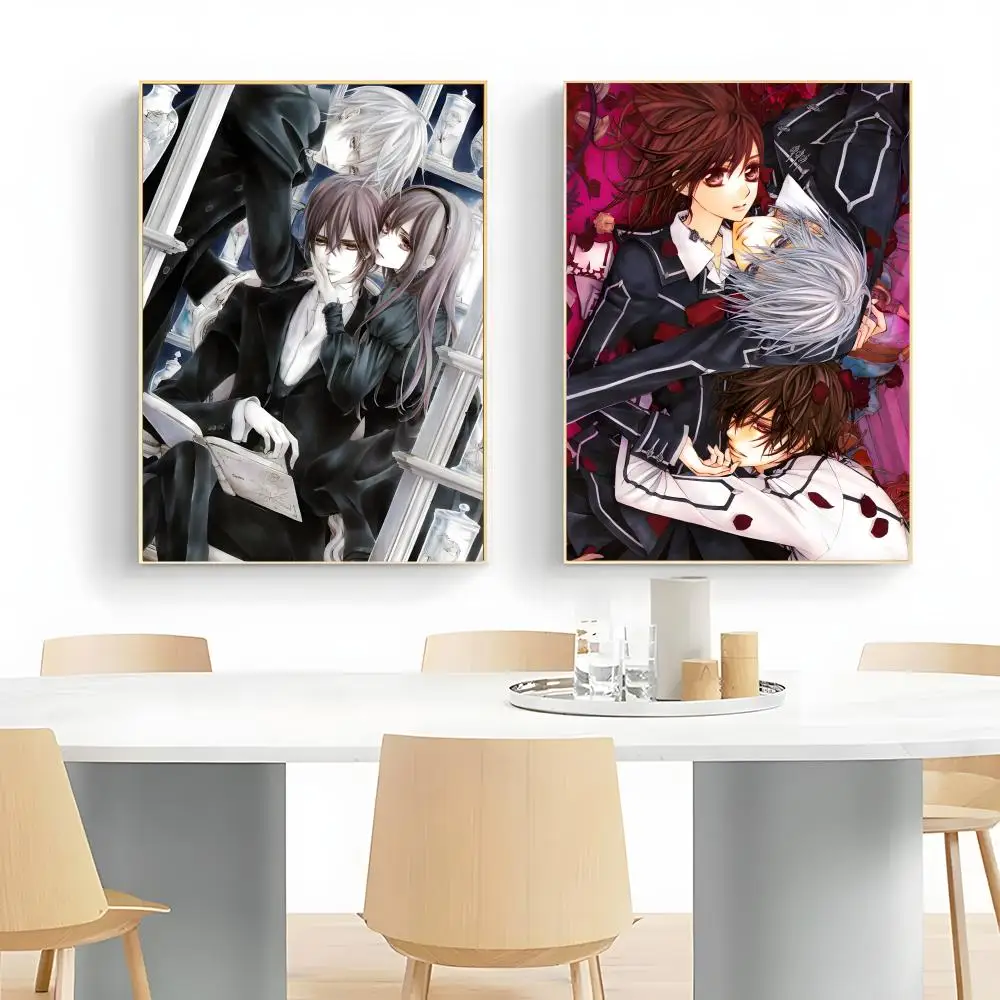 Gothic Anime Vampire Knight Poster Wall Art Print Decorative Mural Home Decor Gift Unframed