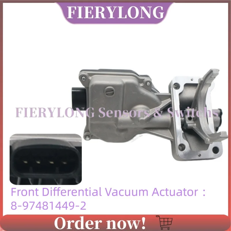 8-97481449-2 8974814492 Front Differential Vacuum Actuator For Isuzu D-Max Rodeo I-280/I-350 Chevrolet Colorado Car Accessories