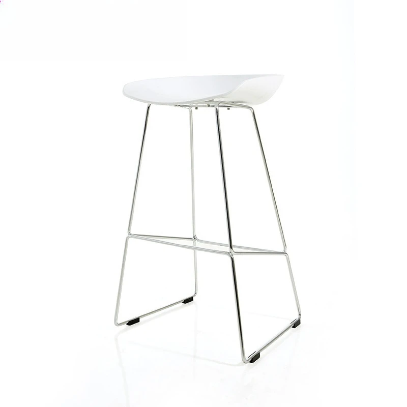 

Nordic bar chair home, modern simple high chair, wrought iron bar chair front desk, coffee shop