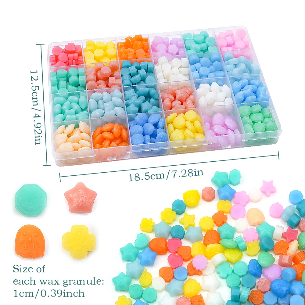 

Набор бусин с сургучной печатью, смешанные формы (звезда, цветок) и цвета для приглашений, запечатывание букв, подарочная упаковка, запечатывание конвертов, запечатывание букв