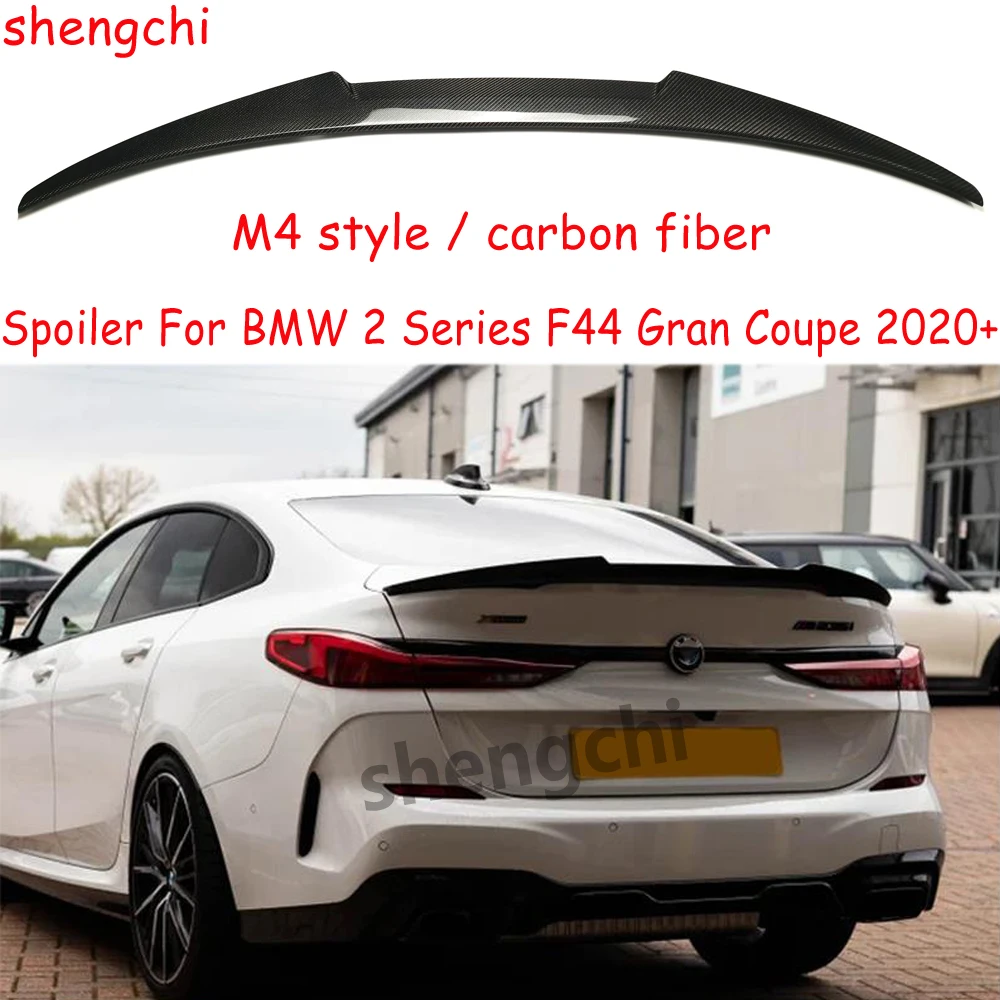 

F44 M4 Style Carbon Fiber Rear Spoilers Wing For BMW 2 Series F44 Gran Coupe M235i 218i 220i 228i 216i Rear Trunk Spoiler 2020+