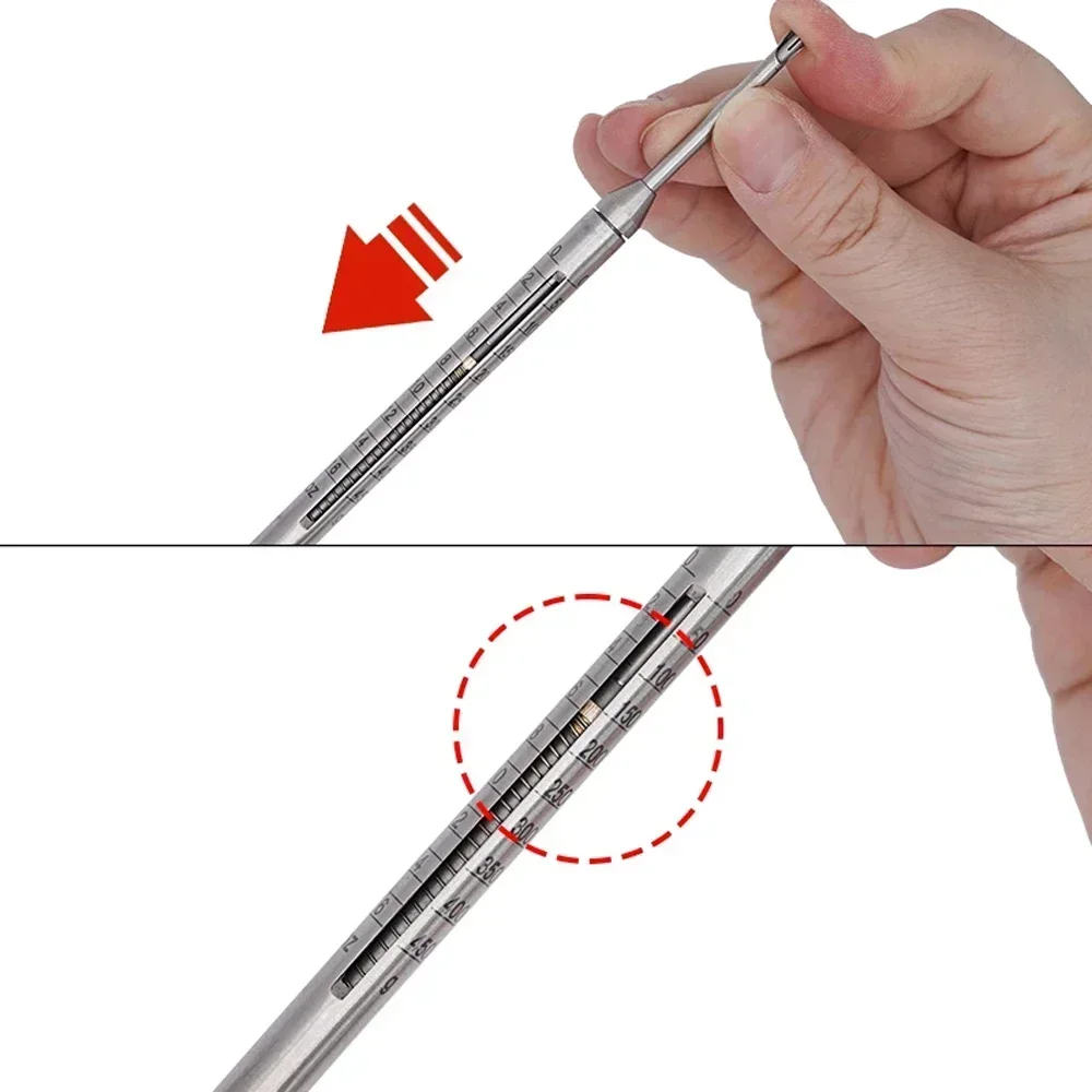 3PCS Dental Orthodontic Stainless Steel Stress Gauge Dynamometer Tension Meter Elastic Bands Oral Kit