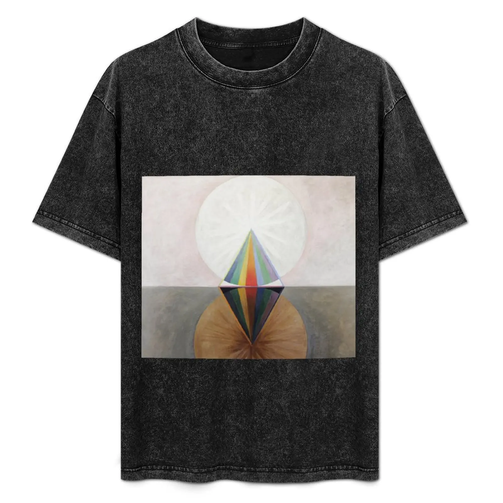 

HD The Swan, No. 12, by Hilma af Klint 1907 HIGH DEFINITION T-Shirt Basic Plain Tee for Spring and Summer