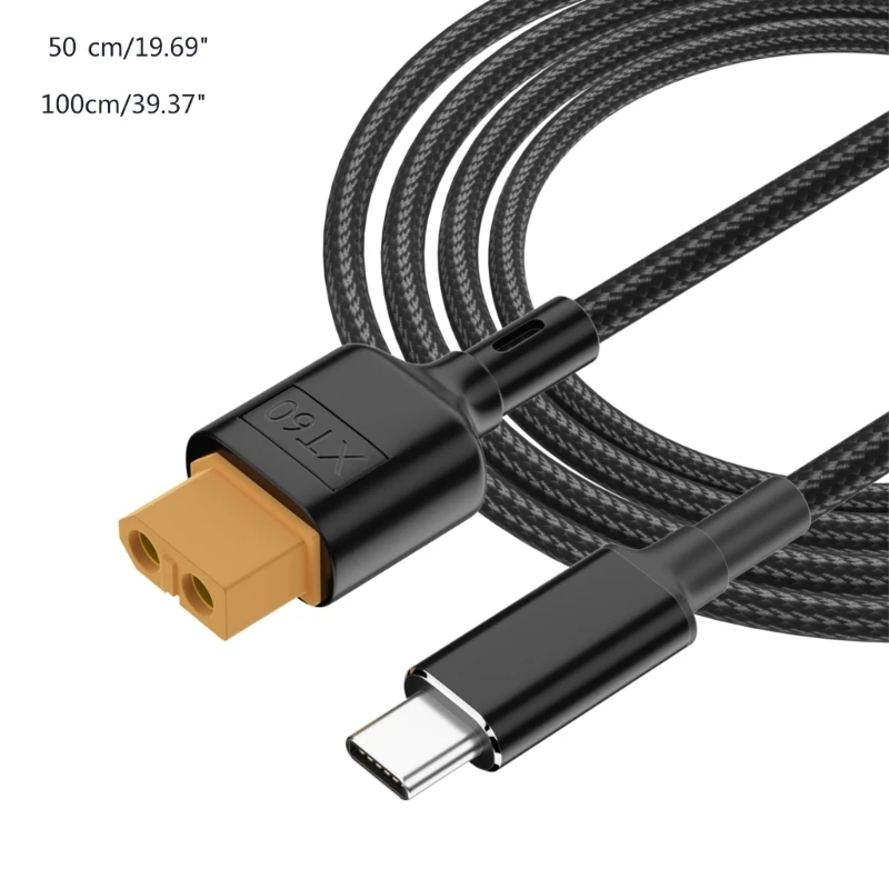USB-C to XT60 Charging Cable for Toolkitrc SC100 Type-C to XT60 Cable For Toolkitrc M7 M6 M6D M8S 100W Fast Charging Power Line