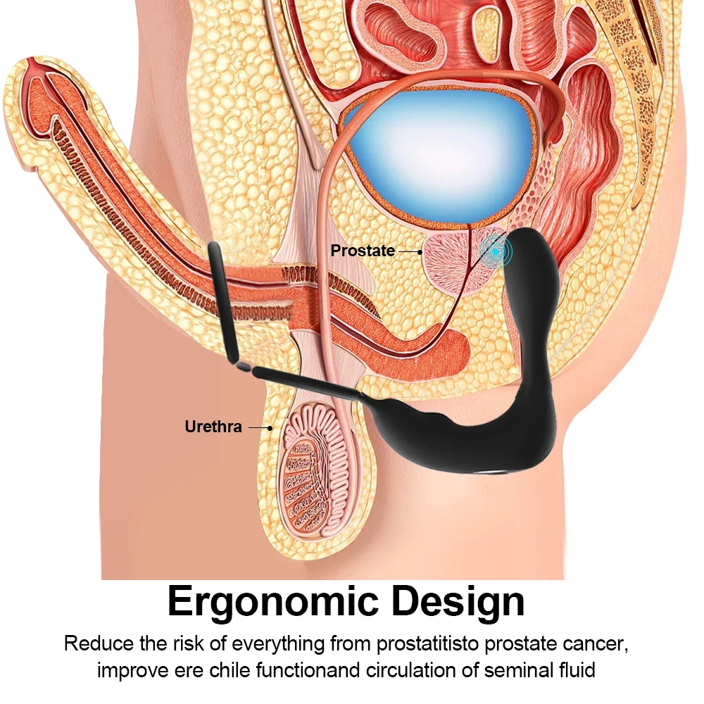 Male Prostate Massager 9 Speeds Motor Vibrators Sex Toys for Men Masturbator Anal Butt Plug Goods Products for Adults Couples 18