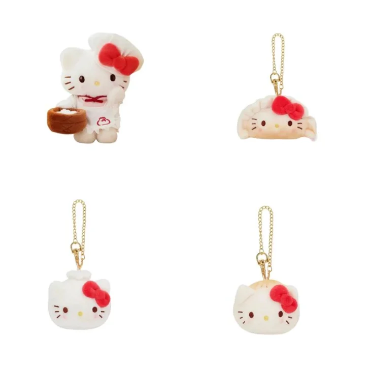

Kawaii Hello Kitty плюшевая игрушка для завтрака, шеф-повара, торт, серия, плюшевая кукла, рюкзак, подвеска, брелок для девочек, праздничный подарок на день рождения