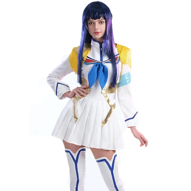 

Костюм для косплея из аниме KILL la KILL Satsuki Kiryuin, искусственное платье, костюм матроска для девочек, одежда для Хэллоуина, карнавала, вечеринки