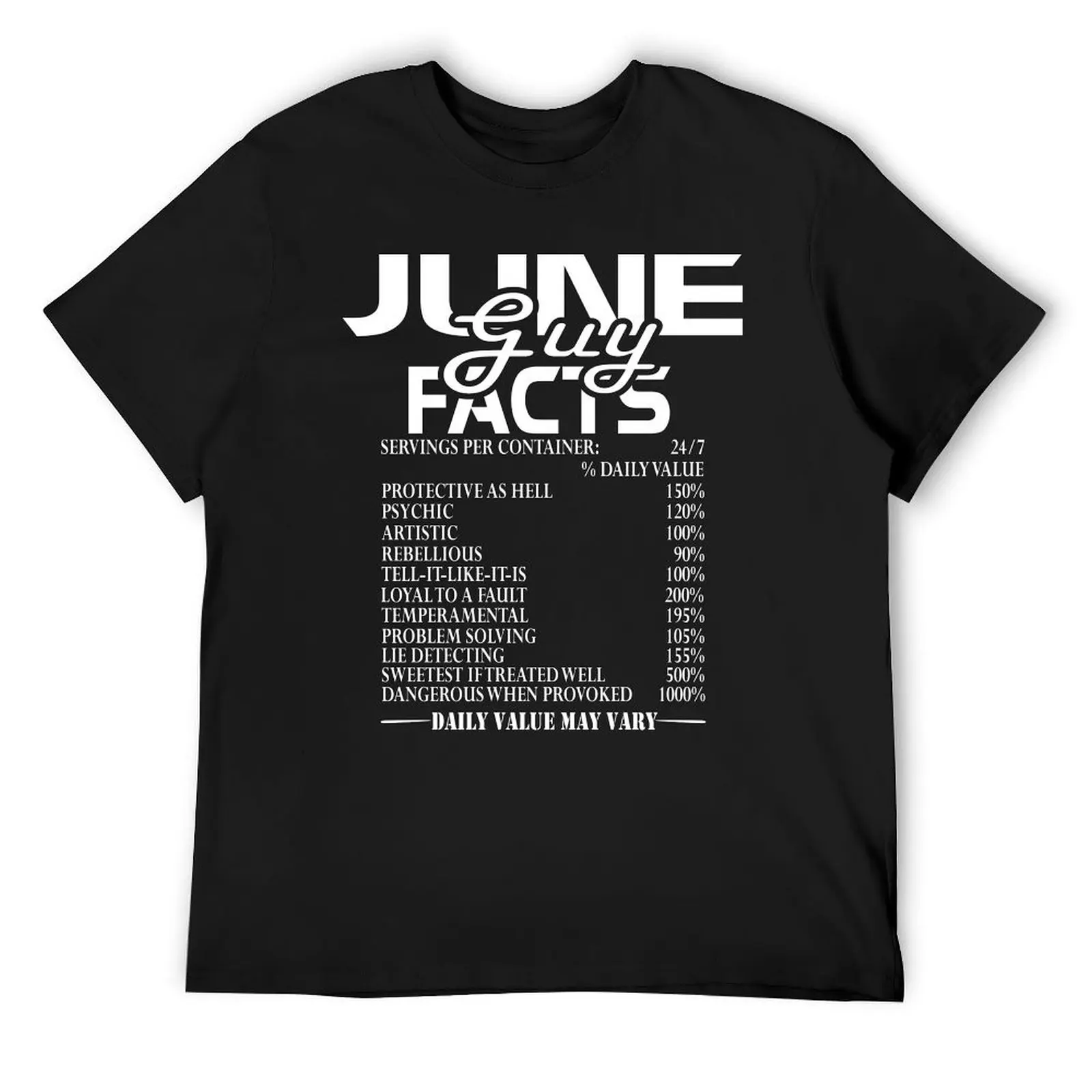 

June guy facts T-Shirt cute tops cheap stuff funny t shirts men