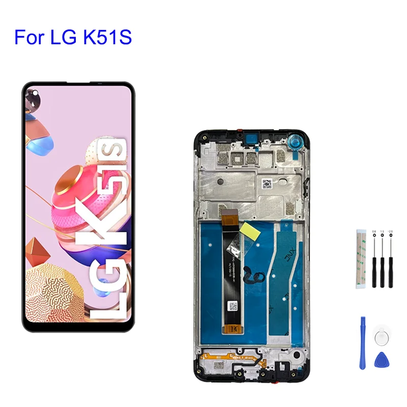 

6.55" For LG K51S LCD LMK510EMW LM-K510EMW Display Touch Screen Digitizer Assembly Replacement Accessory Parts