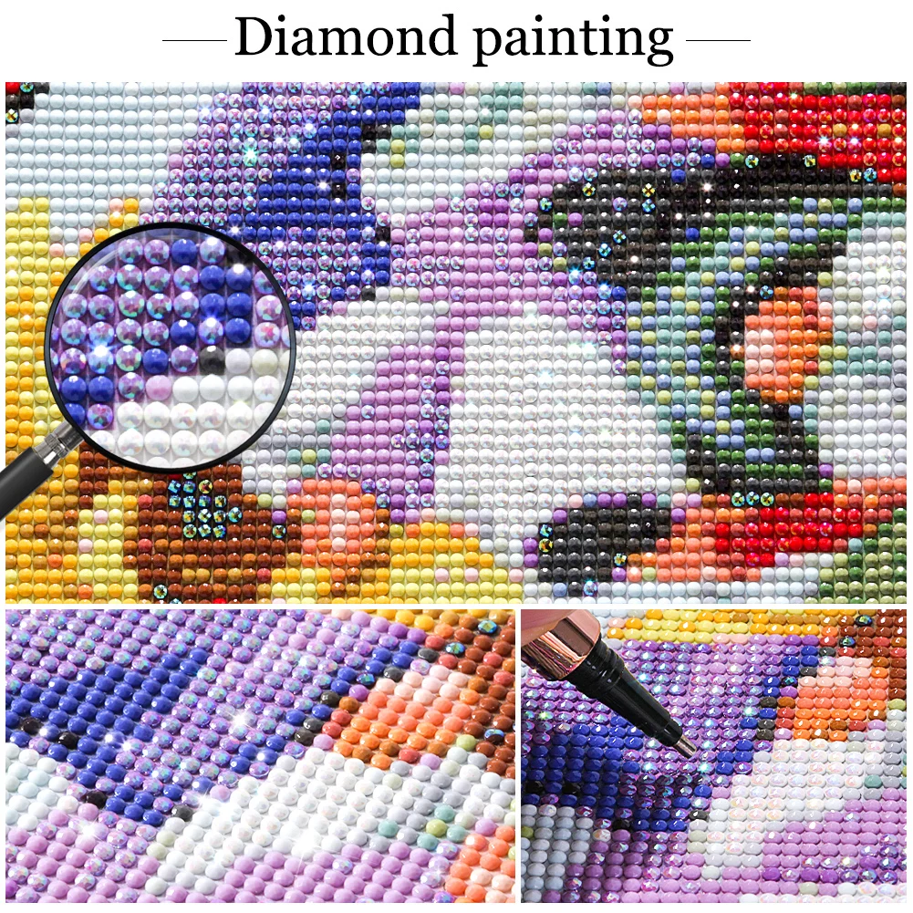 

5D DIY Full Round Drill Partial AB Diamond Painting Duck Kit Art Decor 45x65cm