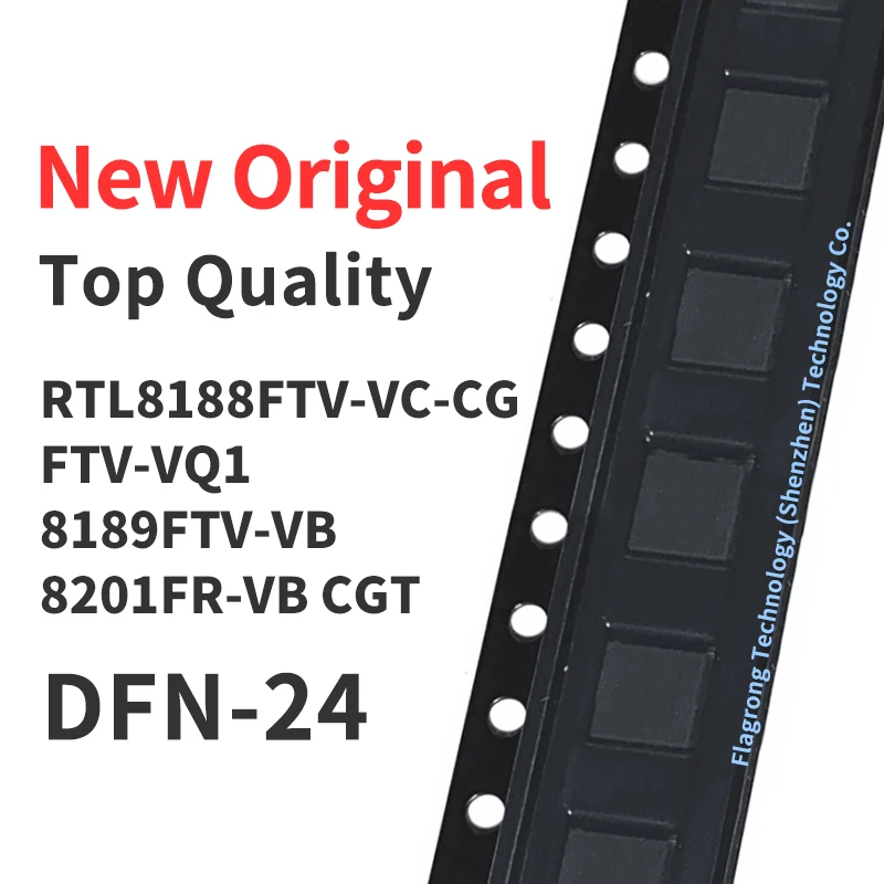 10 Pieces RTL8188FTV-VC-CG FTV-VQ1 RTL8189FTV-VB RTL8201FR-VB CGT QFN24 Chip IC New Original