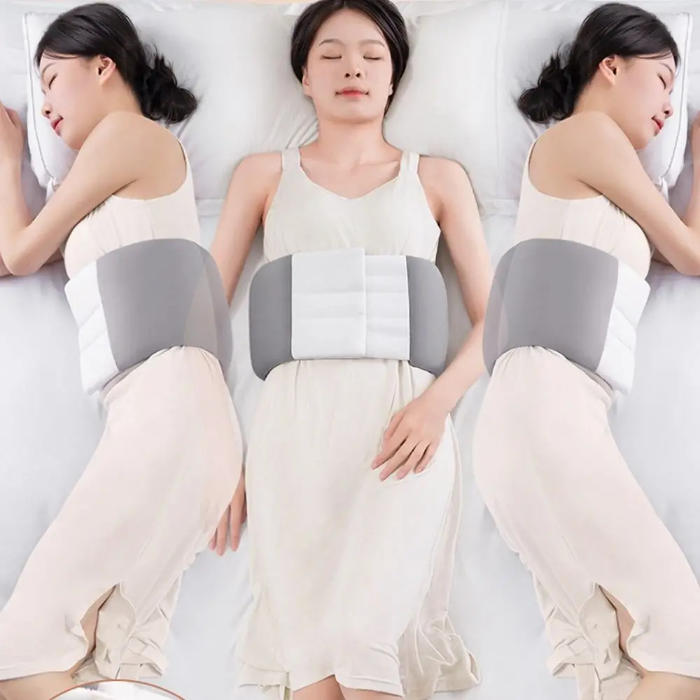 Sleep Waist Support Lumbar Support Belt Wraparound Style Bionic Support Waist Support Belt Soft Structure Lumbar Support Cushion